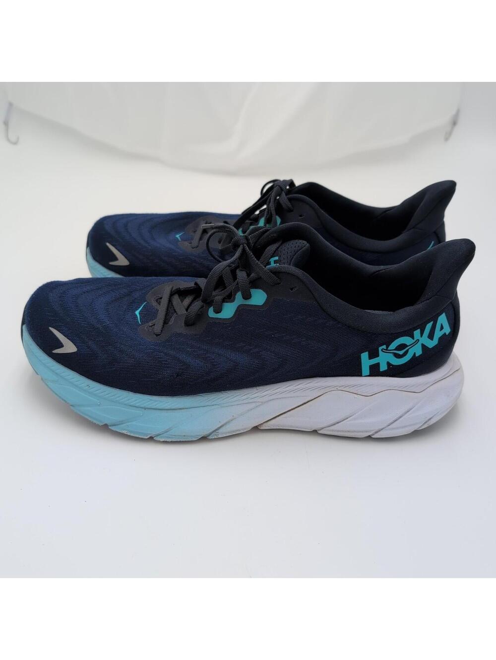 Hoka One One Arahi 6 Running Shoes Men’s Size 11D Navy Blue Aqua - Picture 5 of 11